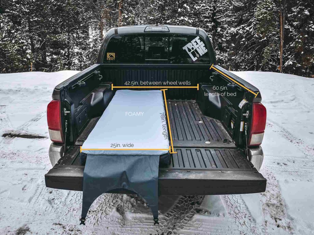 3rd Gen Tacoma Bed Dimensions 2