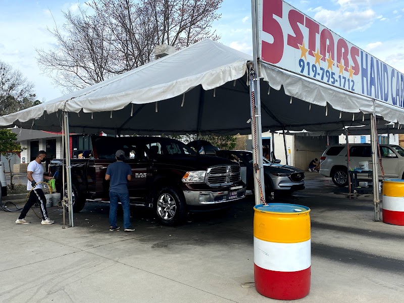 5 stars hand car wash