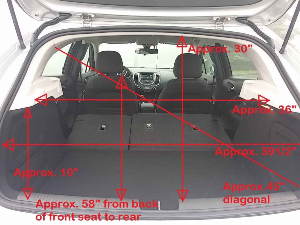 Chevy Equinox Trunk Dimensions 2
