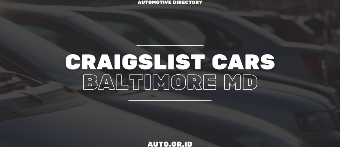 Cover Craigslist Cars Baltimore Md