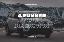 Cover Curious About 4runner Trunk Dimensions Here's The List!