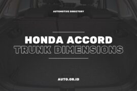 Honda Accord Trunk Dimensions: Practical Storage Insights