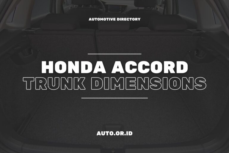 Cover Honda Accord Trunk Dimensions