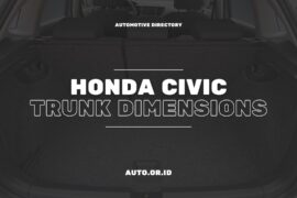 Honda Civic Trunk Dimensions: A Look Inside the Boot