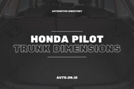 Honda Pilot Trunk Dimensions: Space for All Your Needs