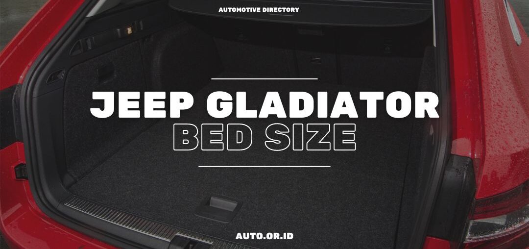 Cover Jeep Gladiator Bed Size