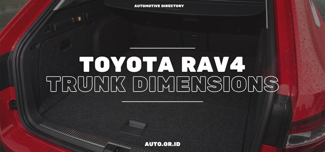 Cover Toyota Rav4 Trunk Dimensions