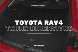 Toyota RAV4: Spacious Trunk Dimensions Revealed