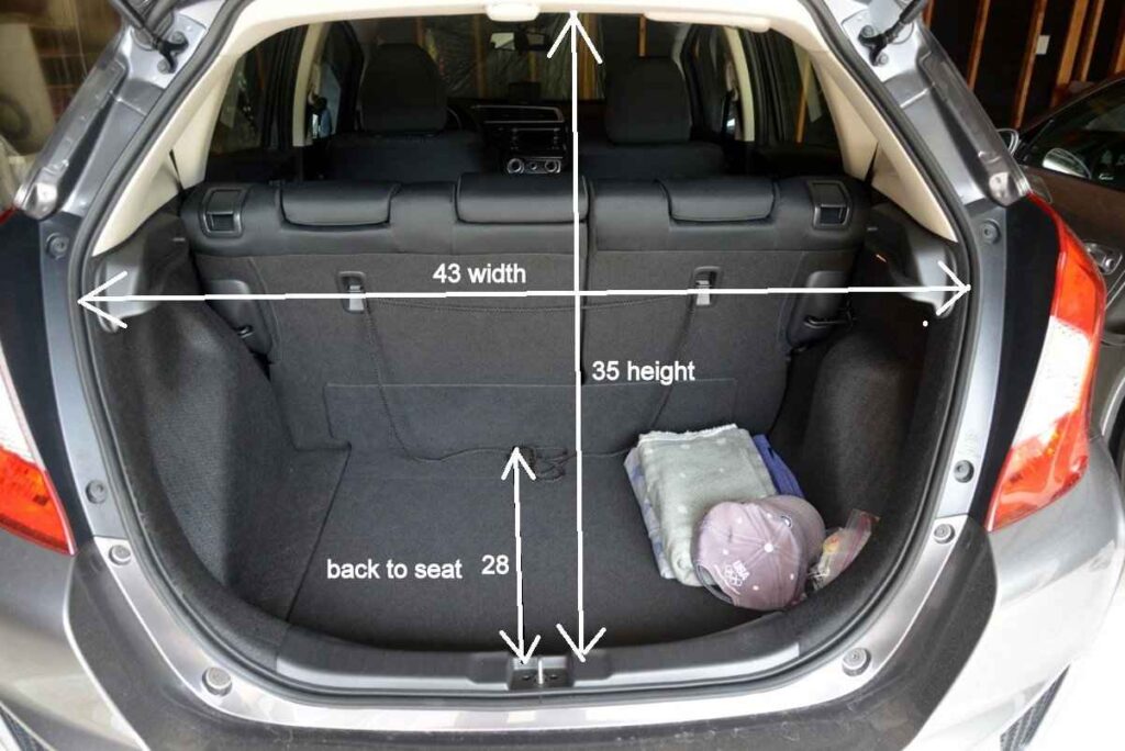 Honda Fit Trunk Dimensions 2