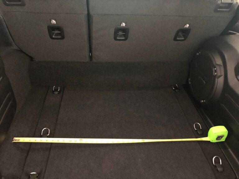 Jeep Wrangler Trunk Dimensions Cargo Capacity Revealed Automobile