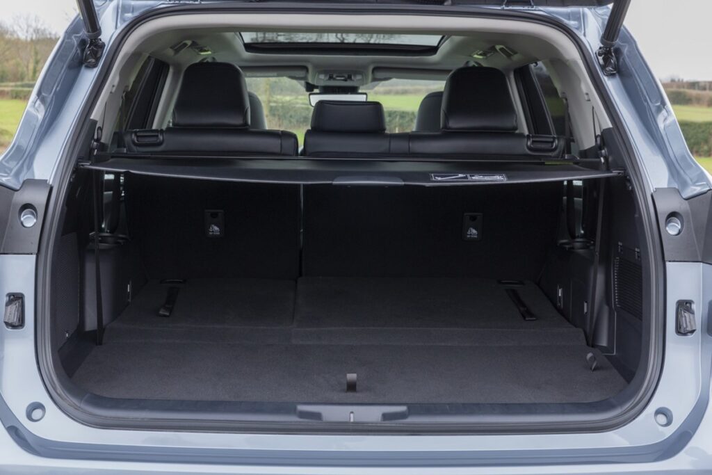 Toyota Highlander Trunk Dimensions 2