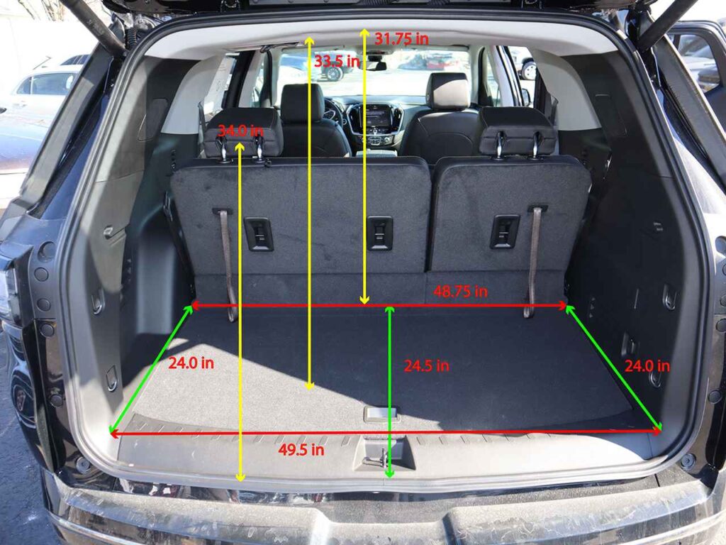 Ford Explorer Trunk Dimensions 3