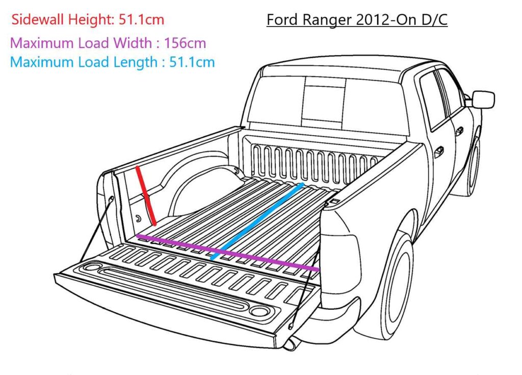 Ford Ranger Bed Size 2