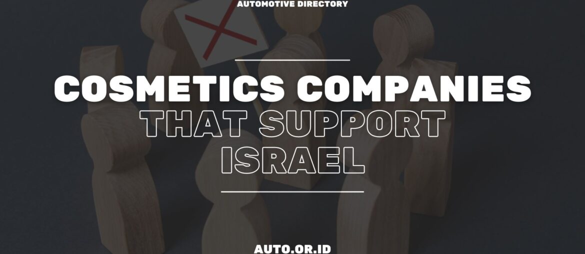 Cover Cosmetics Companies Support Israel
