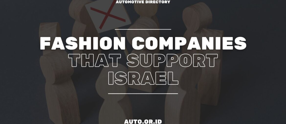 Cover Fashion Companies Support Israel